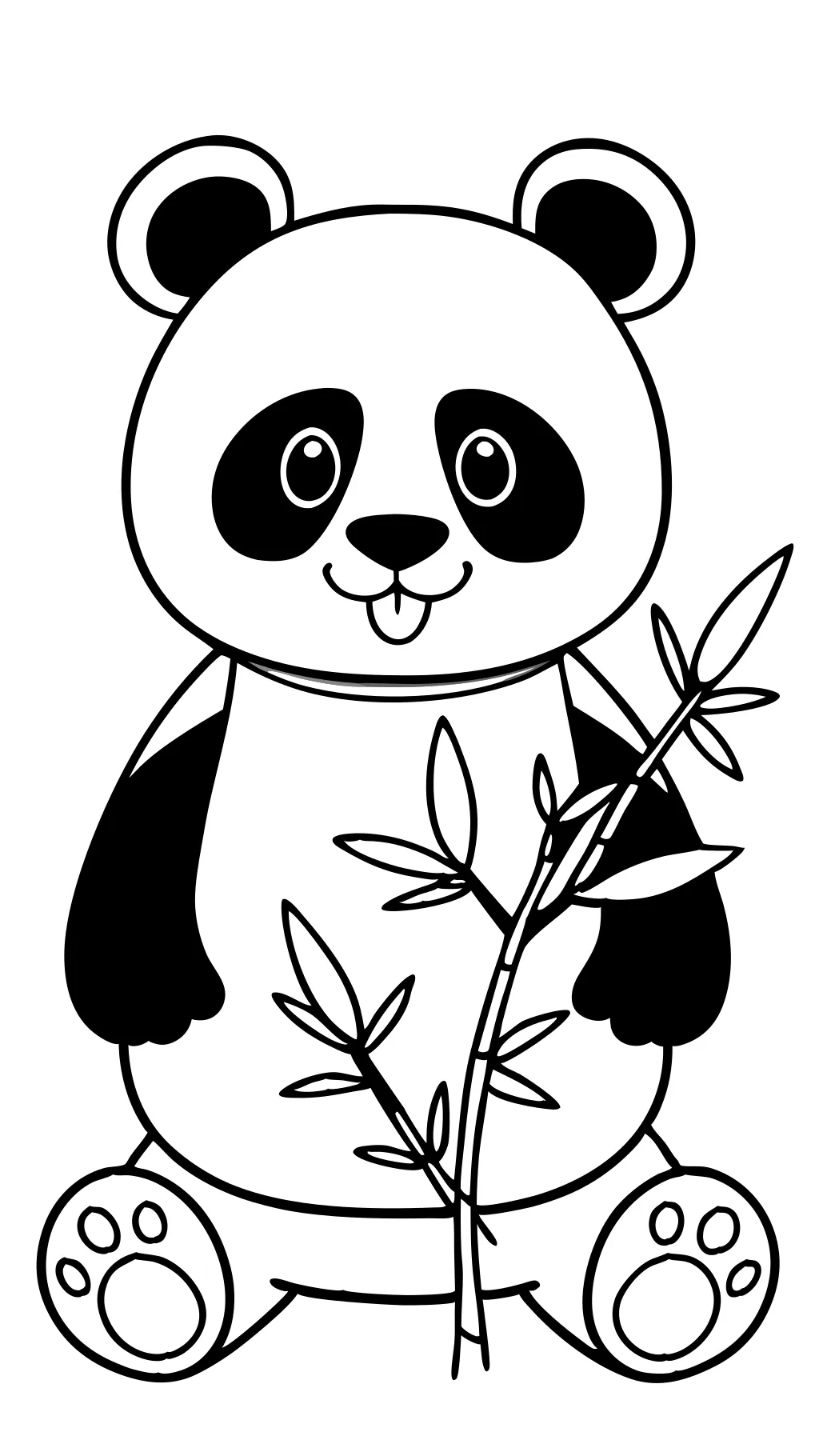 coloriages panda imprimables